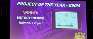 Metrotenerifes monitoring system, awarded at the Global Light Rail Awards