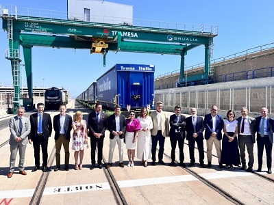 Madrid-Valencia rolling highway, the first on the Iberian Peninsula, now in service