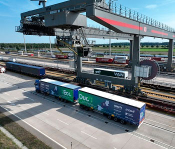 First intermodal tests with duotrailer vehicles between Spain and Germany