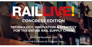 Zaragoza to host Rail Live 2024 congress